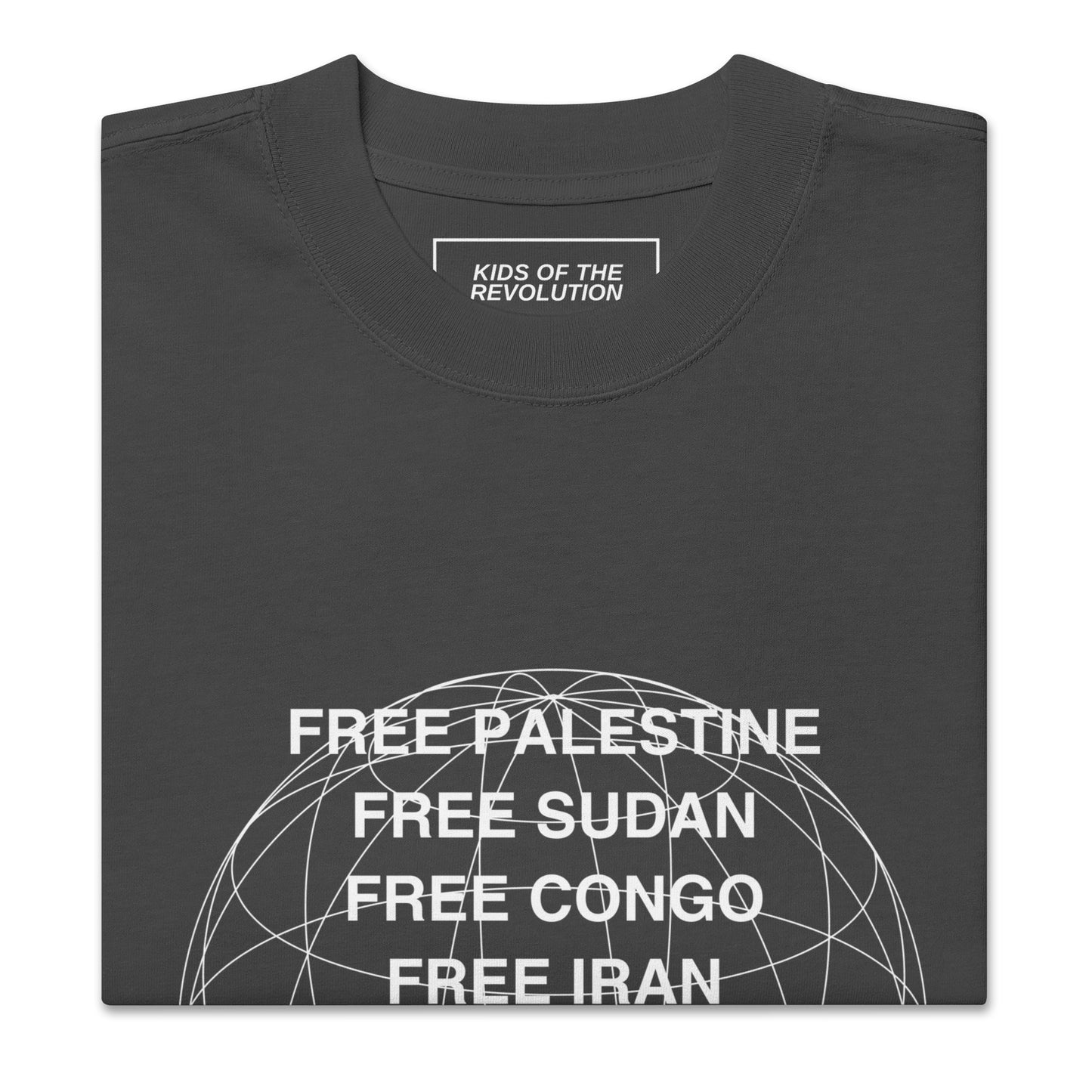 FREE THE WORLD TSHIRT - BLACK