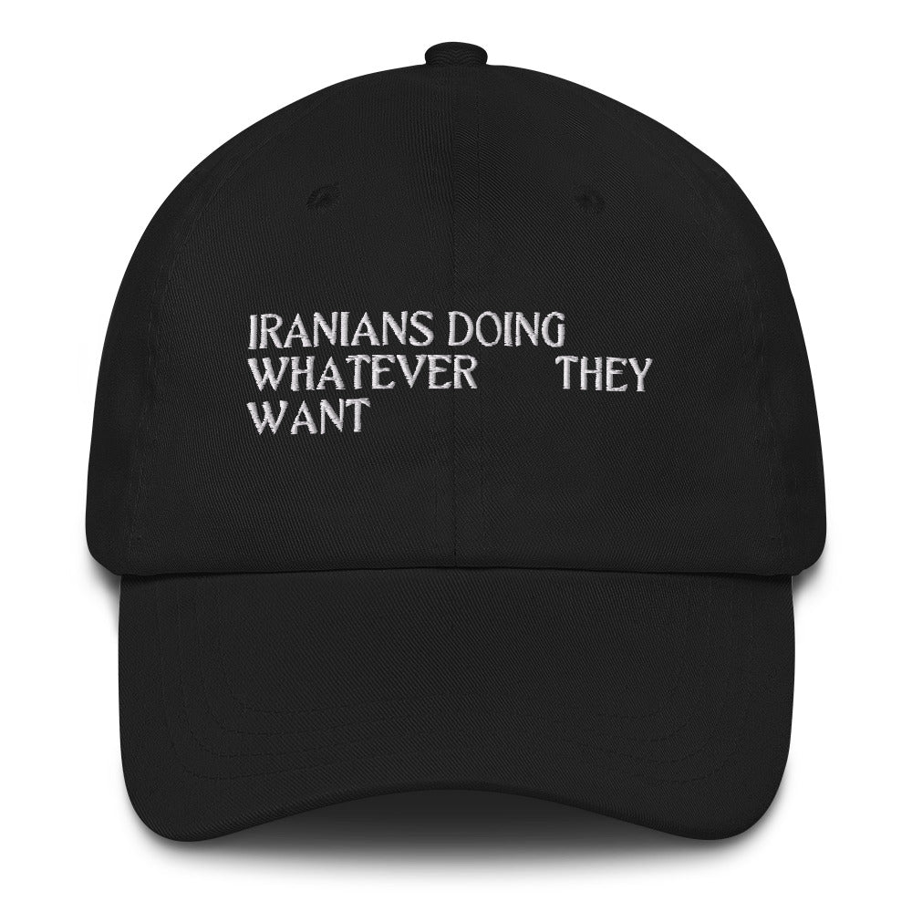 Iranians Doing Whatever They Want Dat Hat - Black