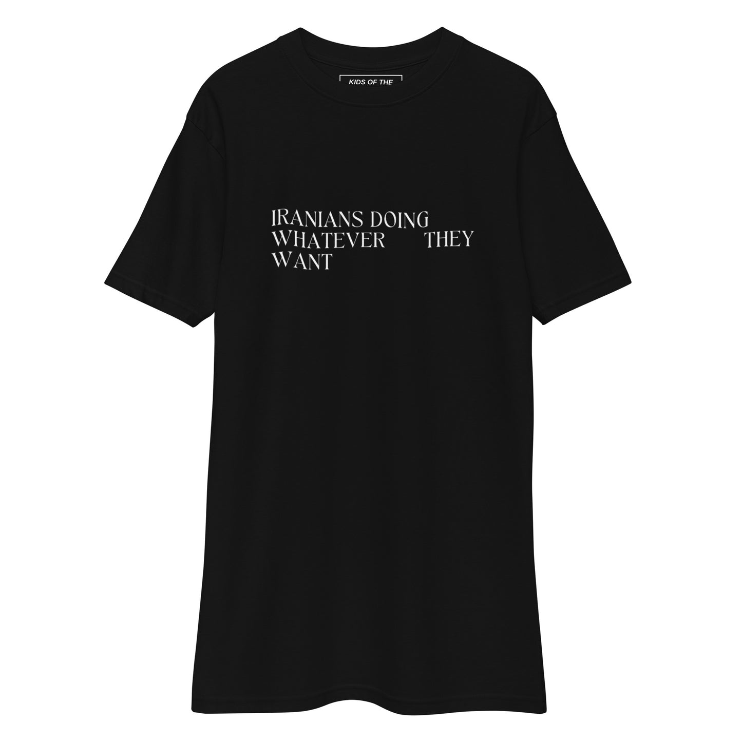 Iranians Doing Whatever They Want Tshirt - Black